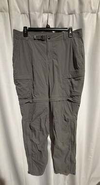 REI Co-op Convertible Pants Size 12 Gray Hiking Zip Off Cargo